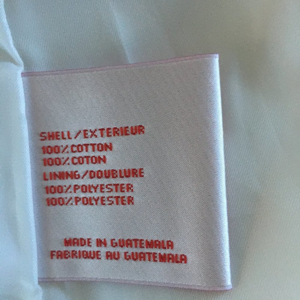 Via Spiga Belted White Trench Coat with Black Trim - Picture 6 of 7